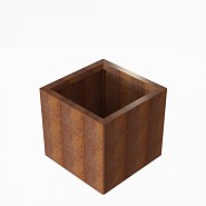 Bloembak Module+ 60x60x56 cm Corten