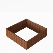 Bloembak Module+ 180x180x56 cm Corten