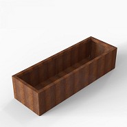 Bloembak Module+ 60x180x42 cm Corten
