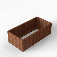Bloembak Module+ 90x180x56 cm Corten