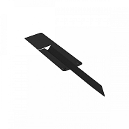 Koppelspies 27,7 cm Grafietzwart