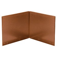 Inwendige hoek Kantopsluiting Double 10 cm Corten