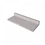 SV Oudhollandse traptrede L-vorm 100x40x15cm grijs