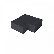 SV Oudhollandse trap hoekstuk 90° buitenhoek carbon 60x60 cm (40x20)