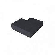SV oudhollands hoekstuk traptrede buiten (37x15 cm) Carbon