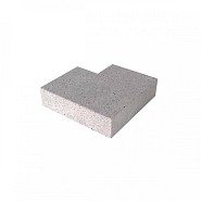 SV oudhollands hoekstuk traptrede binnen (37x15 cm) Grijs