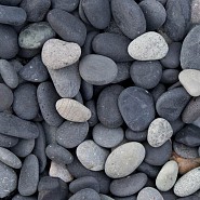 Big Bag Beach Pebbles zwart