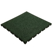 Groene rubbertegels 50x50 cm