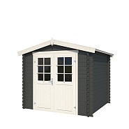 Blokhut Ingo 230x175 Carbon Grey-Wit