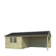 Blokhut Octavio 681x380 Olijfgroen Geïmpregneerd