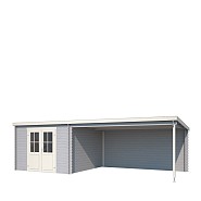 Blokhut St. Louis 661x292 Platinum Grey-Wit