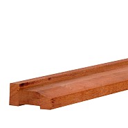 Set 6x Fundamentbalk Hardhout 300cm