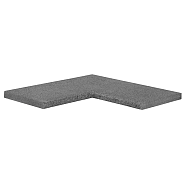 Tibet Dark Grey binnenhoek (G654) 60/30x60/30x3 cm (bullnose)
