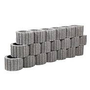 Cirkelflor mini  30x20x20 cm Grijs