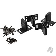 Elephant T beslagset antraciet gecoat aluminium