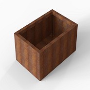 Bloembak Module+ 60x90x42 cm Corten