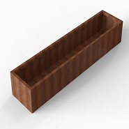 Bloembak Module+ 60x270x42 cm Corten