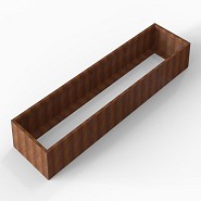 Bloembak Module+ 90x360x42 cm Corten