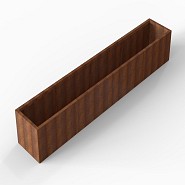 Bloembak Module+ 60x360x56 cm Corten
