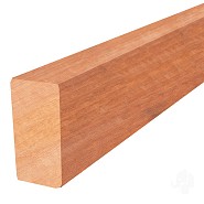 Elephant onderbalk Mukulungu hardhout 4x6x425 cm