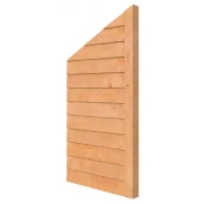 Douglas wandpakket t.b.v. dubbelzijdige 1 m zijwand kapschuur Comfort (incl staander), onbehandeld