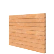 Douglas wandpakket t.b.v. dubbelzijdige wand kapschuur Comfort 229x162 cm, kleurloos geïmpregneerd