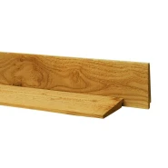 Douglas Zweeds rabat 1 zijde geschaafd. 1 zijde fijnbezaagd 1.1-2.7x19.5x300 cm groen geïmpregneerd