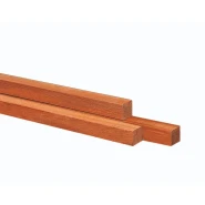 Azobe hardhouten paal fijnbezaagd. gepunt 7x7x150 cm