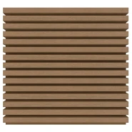 NewTechWood composiet co-extrusie wand bekleding castellation 25 profiel. 2.5x19.6x290 cm Teak