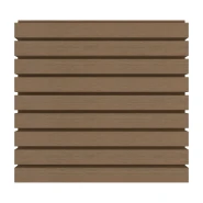 NewTechWood composiet co-extrusie wand bekleding castellation 50 profiel. 2.5x19.6x290 cm Teak