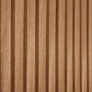 Enkelzijdige wand E met Thermo Triple profiel. ayous. hoogte 224 cm