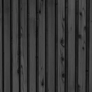 Woodvision Triple profiel vuren plankenset bij wand B. 228.5x224 cm zwart geïmpregneerd