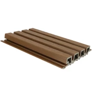 Newtechwood hkc co-extrusie castellation pro35 gevelbekleding, 3,3x21,5x290 cm, teak.