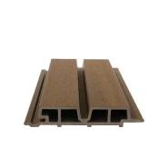 NewTechWood composiet co-extrusie wandbekleding Castellaton PRO65 3,3 x 18 x 290cm Teak.
