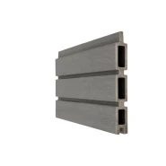 Newtechwood co-extrusie composiet triple rhombus schermplank, 2,1x15x180 cm, silver gray.