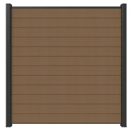 Newtechwood co-extrusie composiet scherm, 180x180 cm, teak.