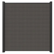 Newtechwood co-extrusie composiet scherm, 180x180 cm, silver gray.