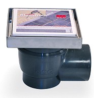 Vloerput Bluestone kunststof 20x20x19,5 zij-uitl