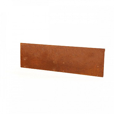 Kantopsluiting Single 300x10 cm corten