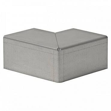 Hoekstuk voor U-profiel gelijkzijdig 6 cm Taupe