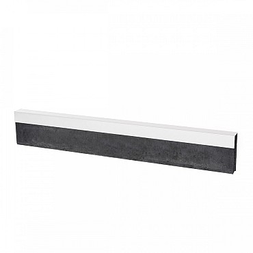 Uprofiel gelijkzijdig opsluitband 5cm 220x5,1x5,1x5,4 cm Wit