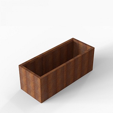 Bloembak Module+ 60x150x56 cm Corten
