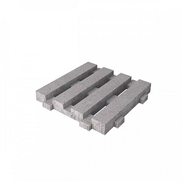 Wecko-tegel 100x100x12 cm Grijs