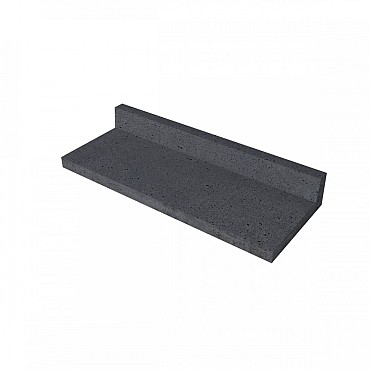 SV Oudhollandse traptrede L-vorm 100x40x15cm antraciet