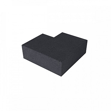 SV Oudhollandse trap hoekstuk 90° binnenhoek carbon 60x60 cm (40x20)