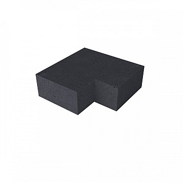 SV Oudhollandse trap hoekstuk 90° buitenhoek carbon 60x60 cm (40x20)