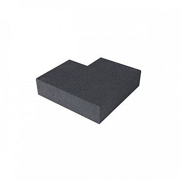 SV oudhollands hoekstuk traptrede binnen (37x15 cm) Antraciet