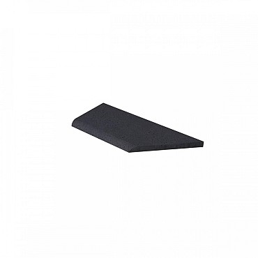 SV Oudhollandse zwembadrand hoekstuk links (100/60x40x5 cm) Carbon