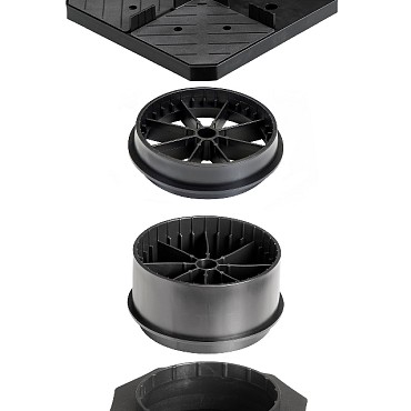 Fixplate TBV verstelbare tegeldrager