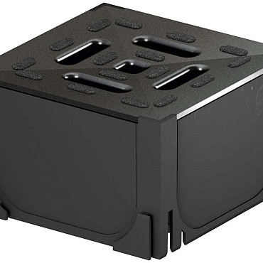 Hexaline hoekelement + met kunststof rooster